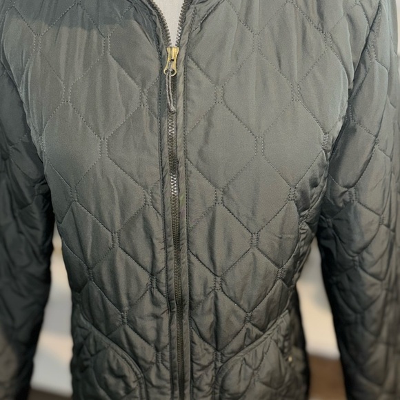 Women's Quilted Jacket‎ - Black - Picture 4 of 8